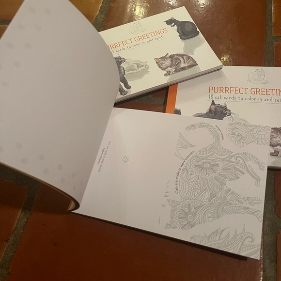 *Bundle* Purrfect Greetings Color Cat Greetings Cards (set of 3) - Picture 4 of 5